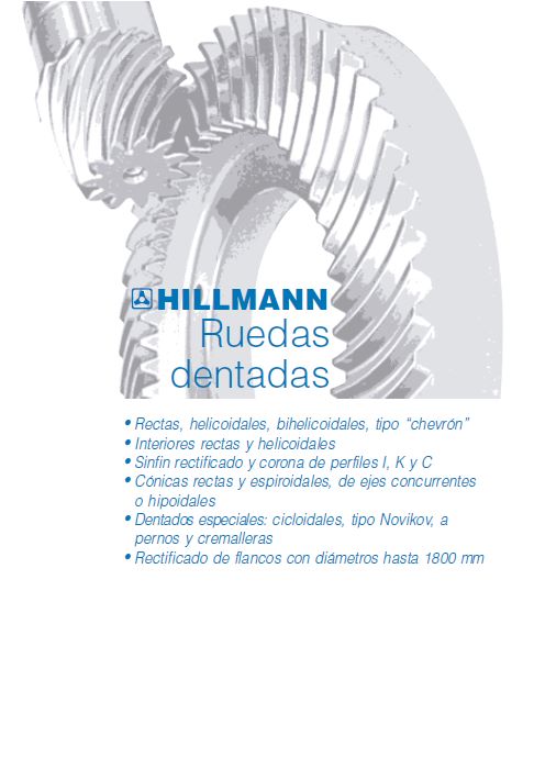 Portada del catálogo de Ruedas dentadas